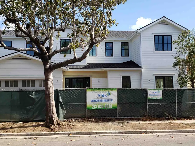Exterior finished, site still fenced