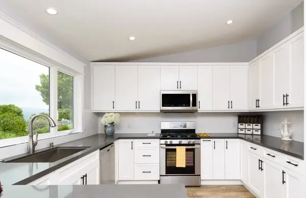Bright white kitchen remodel